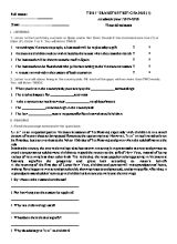 Đề kiểm tra học kì 1 môn Tiếng Anh Lớp 8 - Năm học 2019-2020 (Có đáp án)